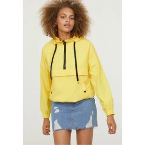 H&M Divided Yellow Windbreaker